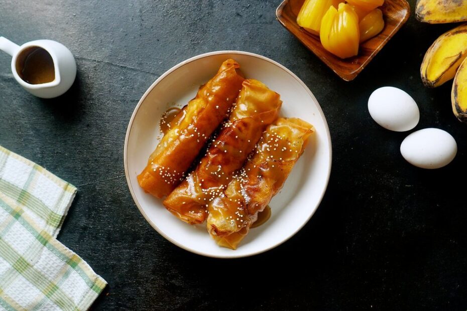 Pisang Goreng Gulung Nangka