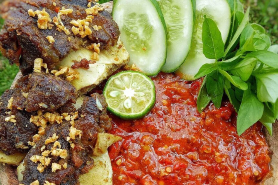 Resep iga penyet sambal terasi