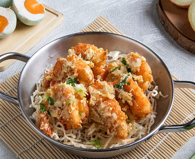 Udang Goreng Telur Asin
