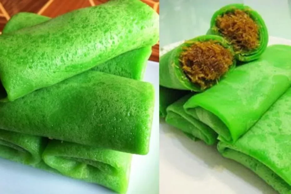 Dadar Gulung Isi Kelapa