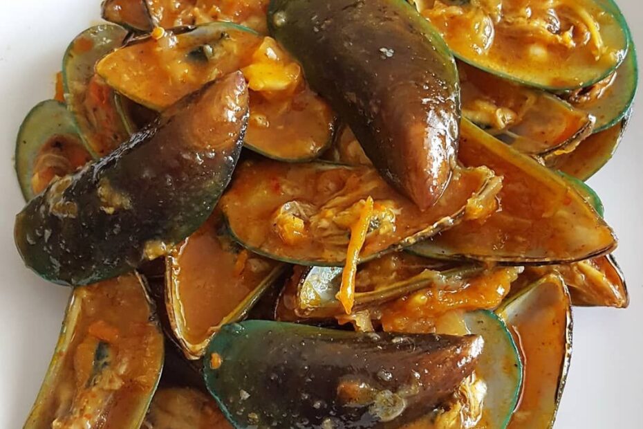 Kerang Hijau Saus Padang1