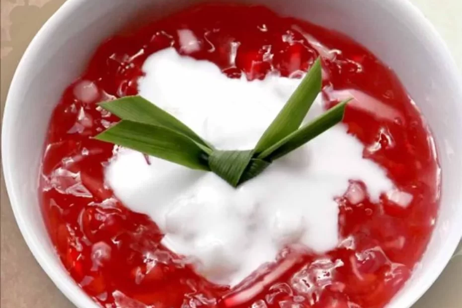 bubur delima merah putih