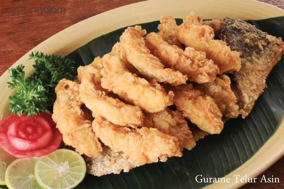 Gurame Goreng Telur Asin