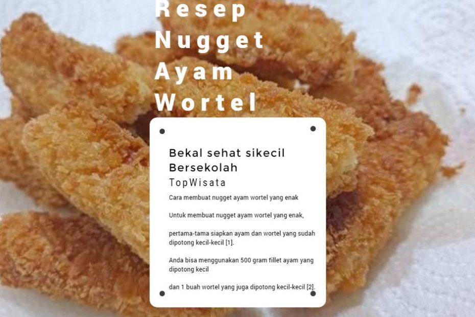 Resep Nugget Ayam Wortel (2)