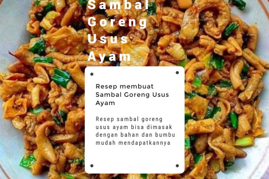Sambal Goreng Usus Ayam (1)
