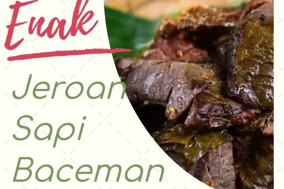 Jeroan Sapi Baceman