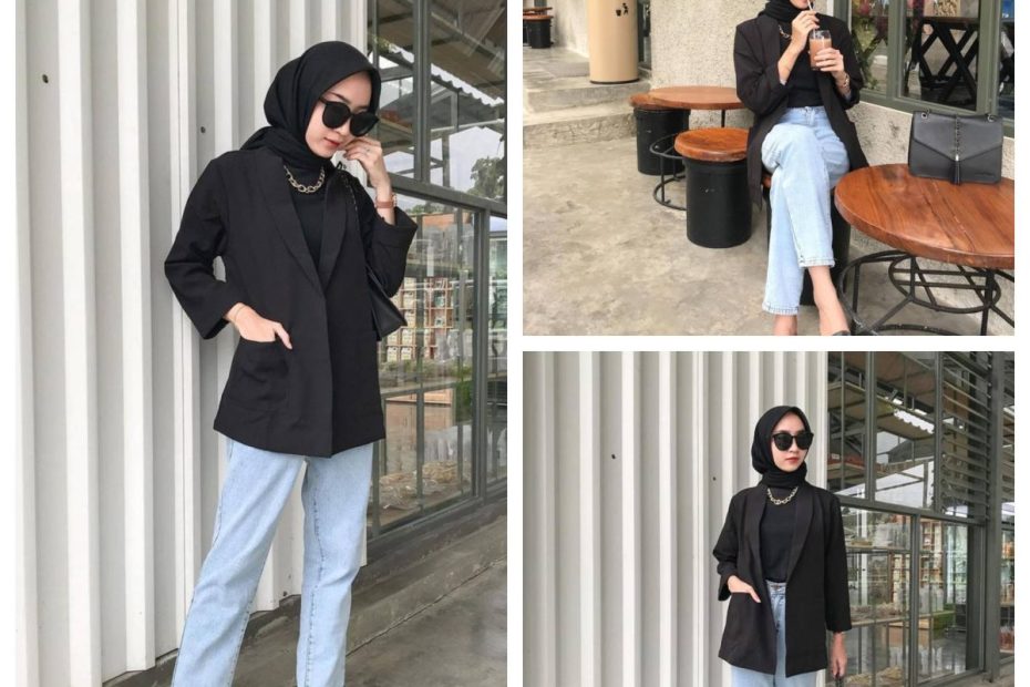 OOTD Blazer Hitam (1)