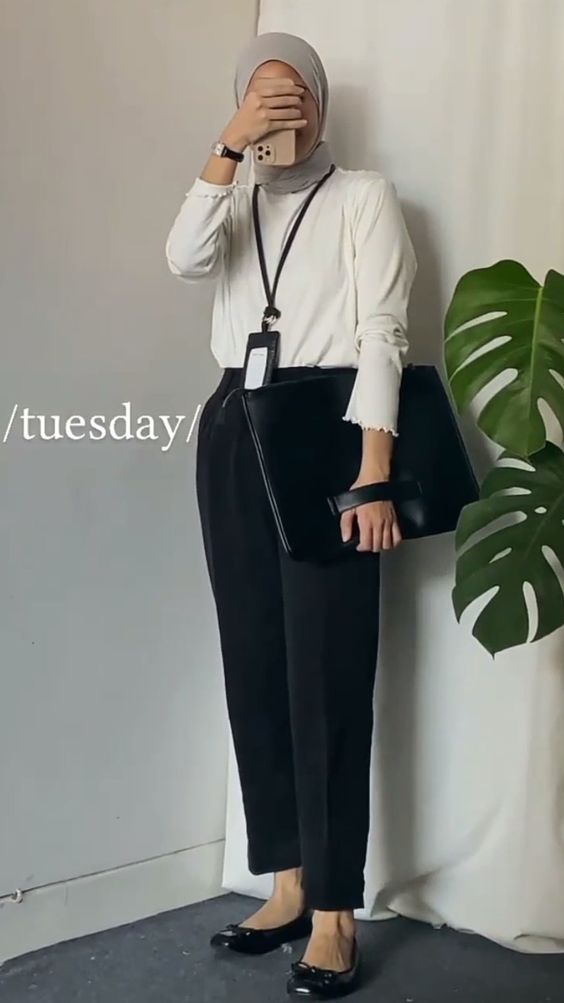 OOTD Interview Kerja Hijab