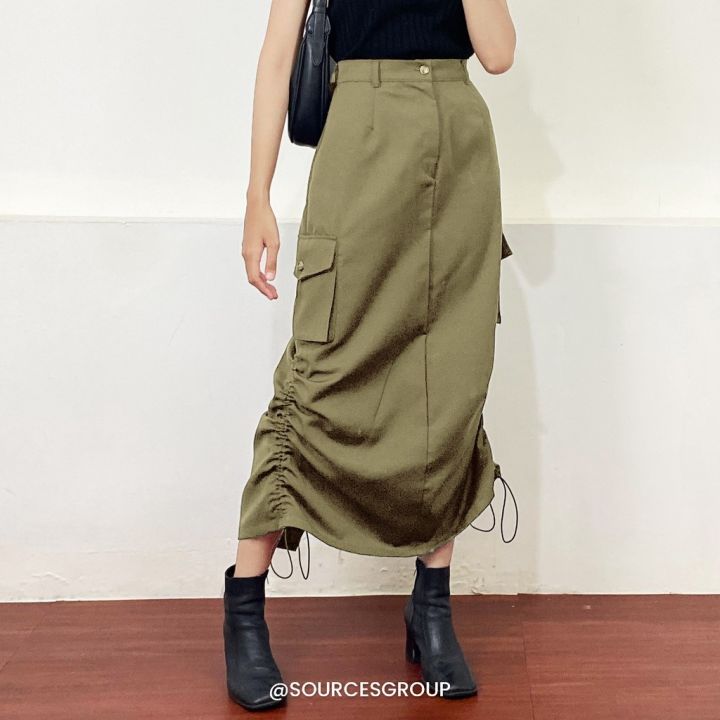 OOTD Rok Cargo1