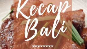 Membuat Babi Kecap Bali