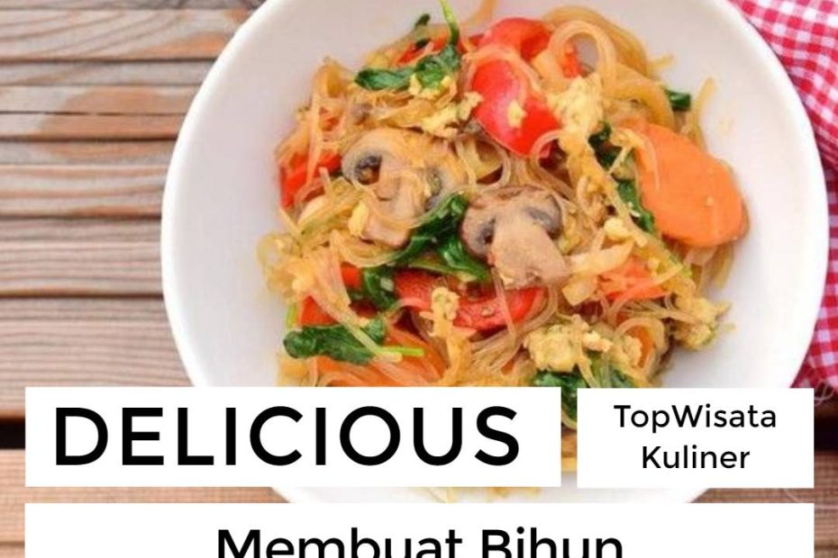 Membuat Bihun goreng telur
