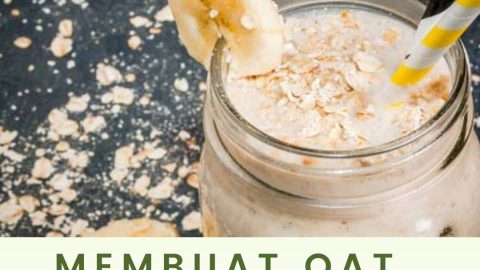 Membuat Oat Pisang (1)