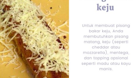 Membuat Pisang bakar keju (1)