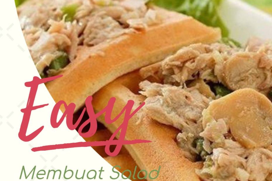 Membuat Salad kentang ikan tuna (2)