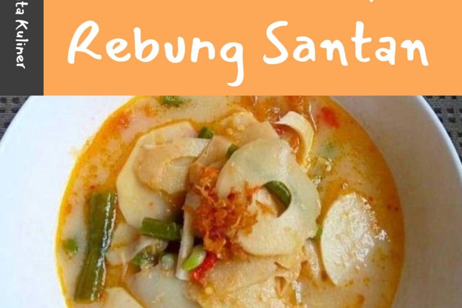 Membuat Sayur Rebung Santan (1)