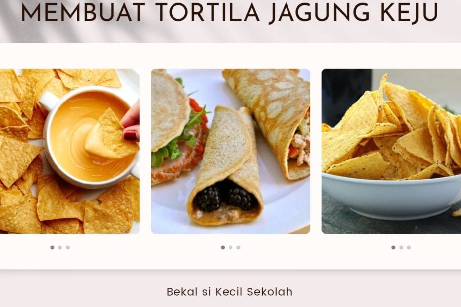 Membuat Tortila jagung keju (3)