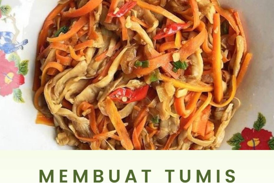 Membuat Tumis jamur tiram (2)