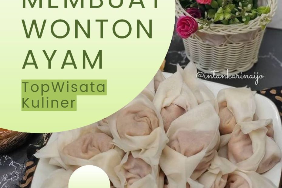 Membuat Wonton Ayam (1)