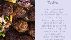 Membuat makanan Kofta