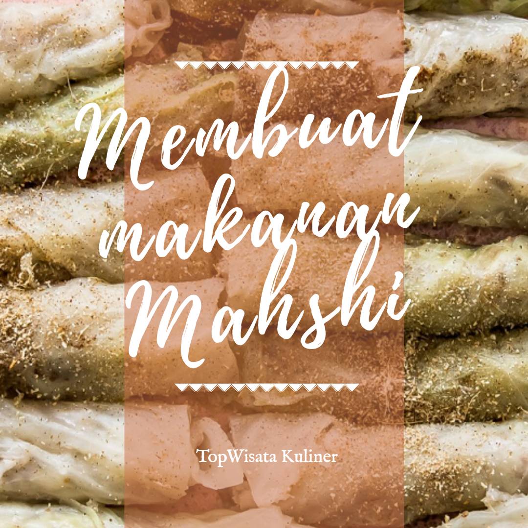 Membuat makanan Mahshi (2)