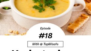 Membuat makanan Shorbat Adas (1)