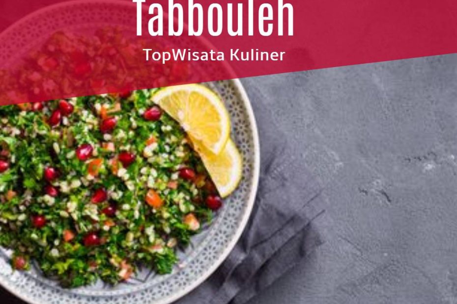 Membuat makanan Tabbouleh (1)