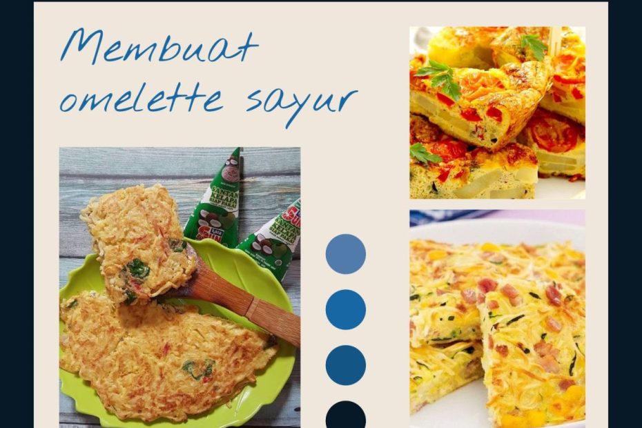 Membuat omelette sayur (2)