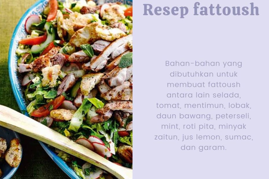 Resep fattoush