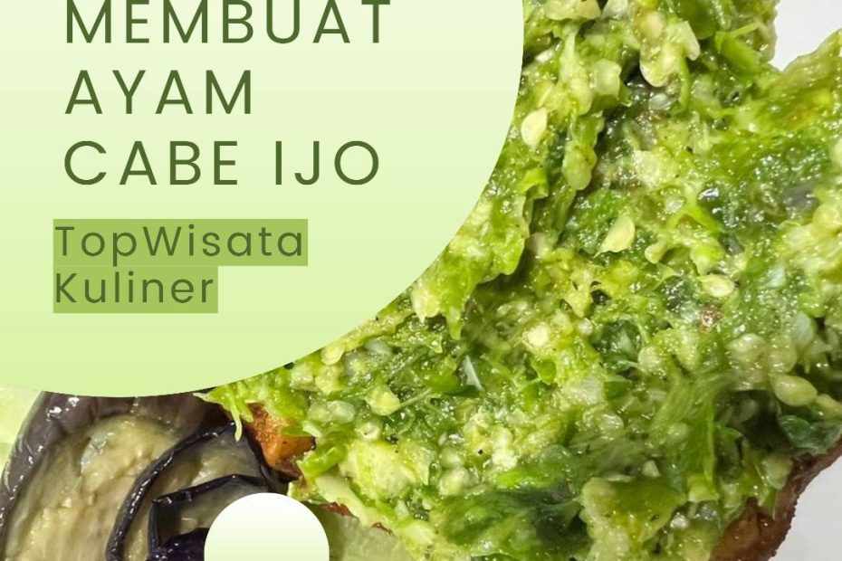 Resep membuat Ayam Cabe Ijo (1)