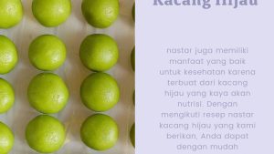 Resep Nastar Kacang Hijau (1)