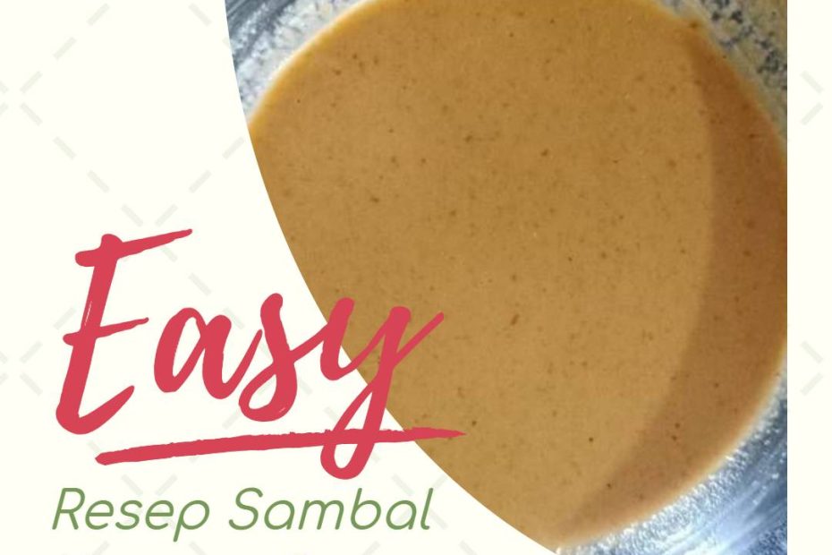 Resep Sambal Kacang Gorengan (2)
