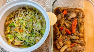 Ayam Kecap dengan Sayuran