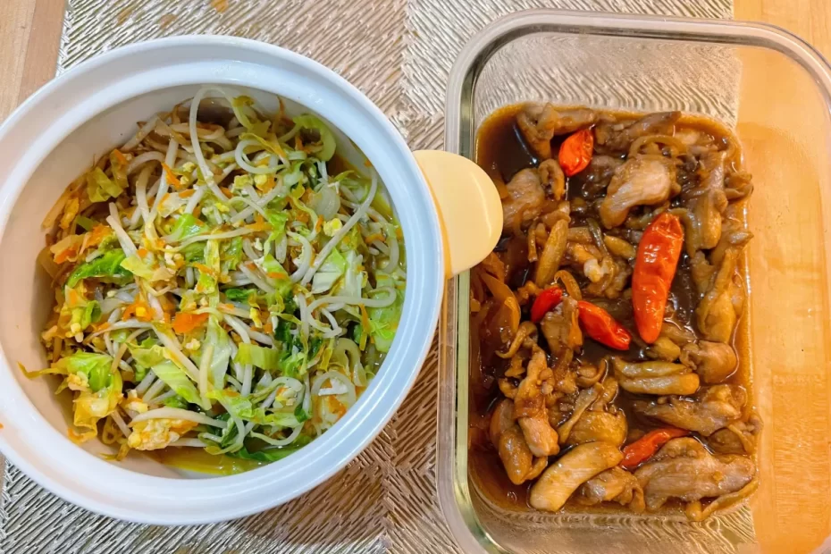 Ayam Kecap dengan Sayuran