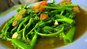 Tumis Kangkung Berbumbu Pedas