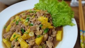 Chicken Teriyaki dengan Sayuran Panggang