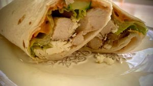 Greek Chicken Wrap1
