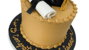 Mocha Graduation Cake Recipe