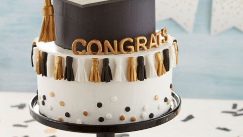 Mocha Graduation Cake Recipe