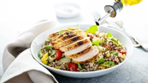 Quinoa Salad with Grilled Chicken