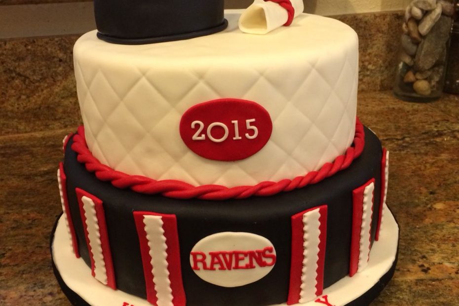 Red Velvet Graduation Cake1