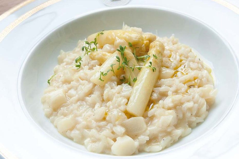 Risotto dengan Asparagus
