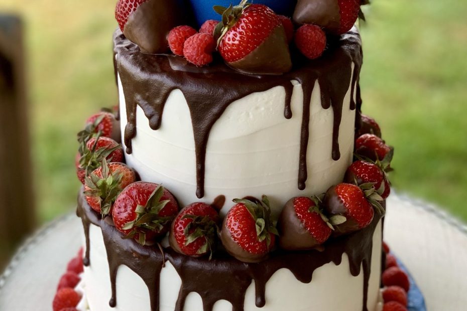 Strawberry Shortcake Graduation Cake