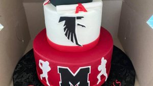Strawberry Shortcake Graduation Cake1