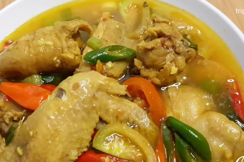 resep garang asem ayam tanpa santan