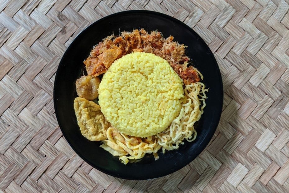 nasi kuning rice cooker1