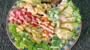 Cara Membuat Feta Salad Semangka1