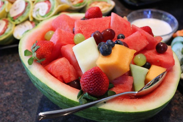 Cara Membuat Salad Semangka Watermelon