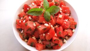 Cara Membuat Summer Watermelon Salad