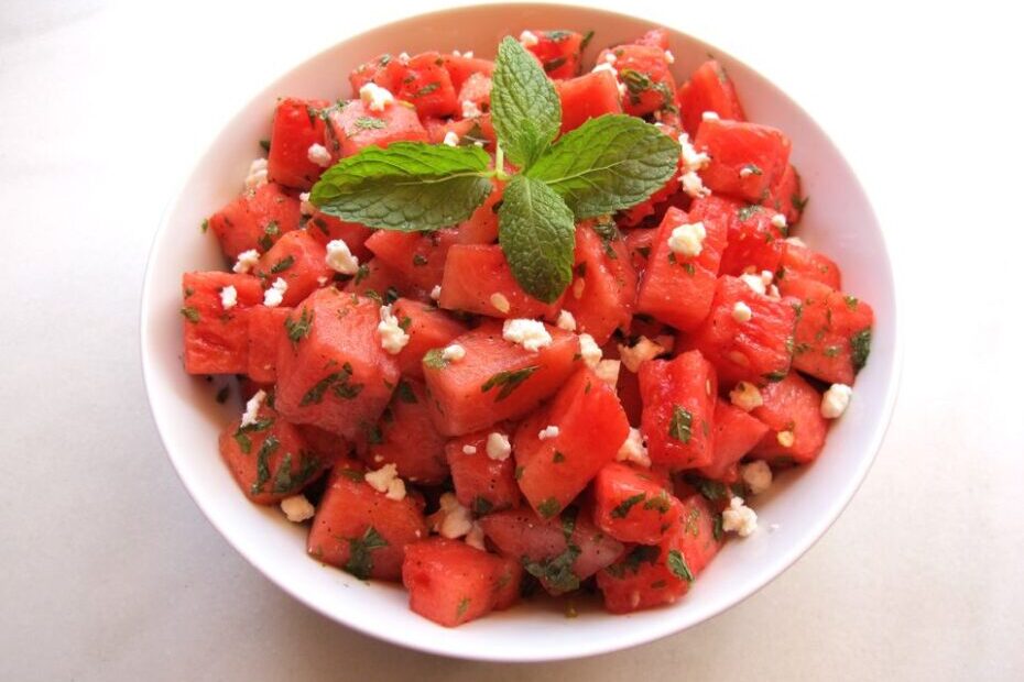 Cara Membuat Summer Watermelon Salad
