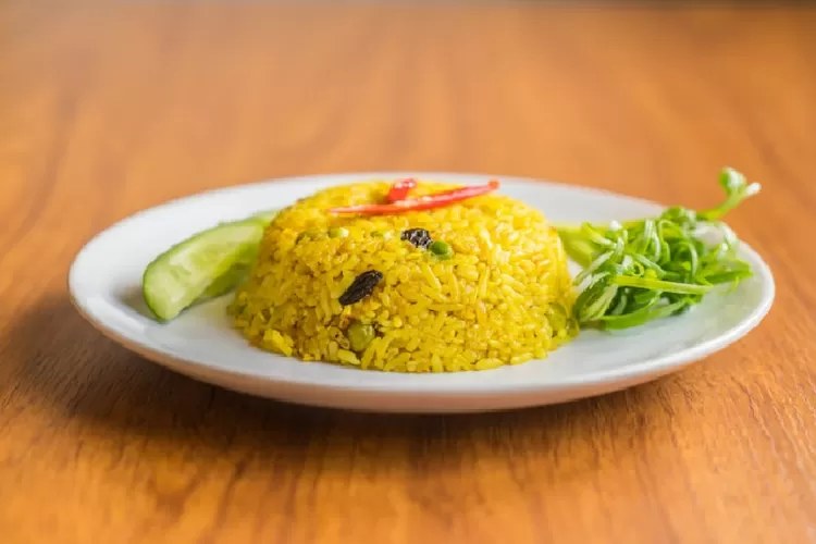 Nasi Kuning di Rice Cooker